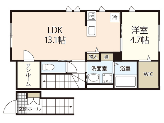 ヴェリテアムールIIの間取り