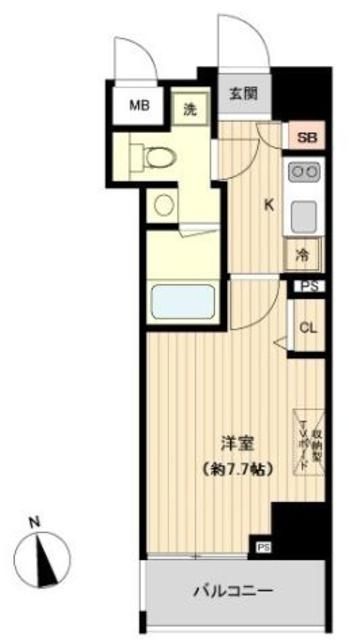 台東区北上野のマンションの間取り