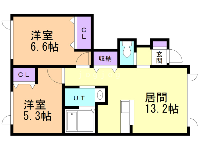 カーサ　コスモスの間取り