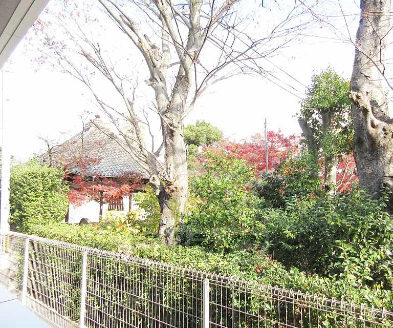 【京都市山科区北花山河原町のアパートの眺望】