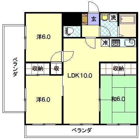 三愛ビル９の間取り