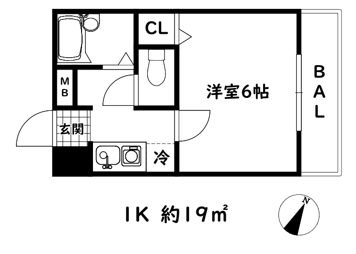 シャルマンコート東灘の間取り