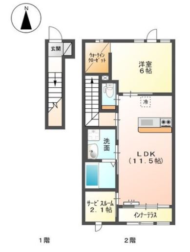 南風（ナンプウ）の間取り