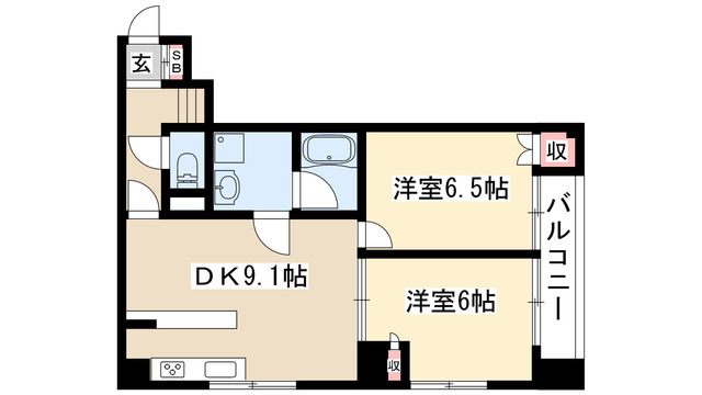 ガーディアン千代田の間取り