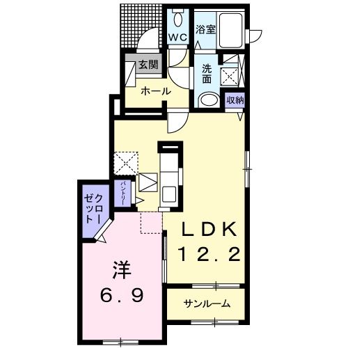 エスポワールIIの間取り