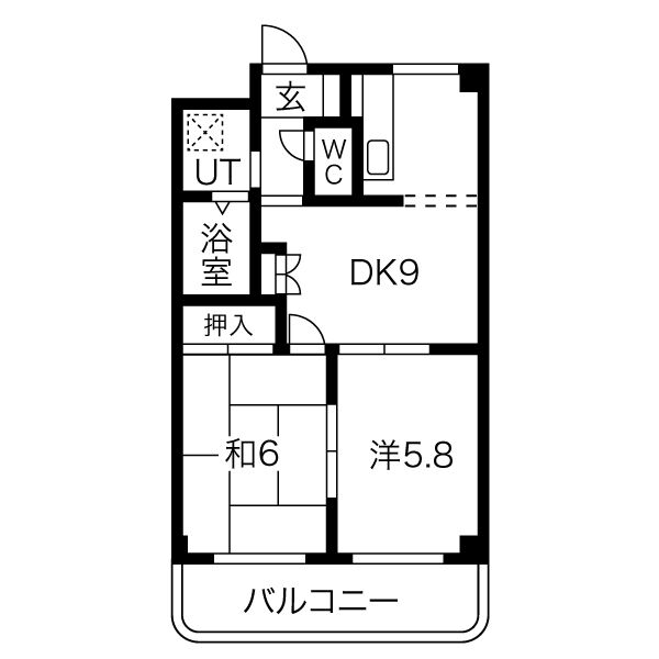 サンライト21の間取り