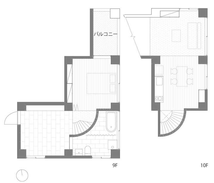 三組坂flatの間取り