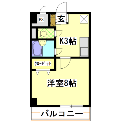 浅口郡里庄町大字里見のマンションの間取り