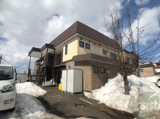 建物外観　札幌市北区北二十四条「ゆうゆう荘ハルニレ」