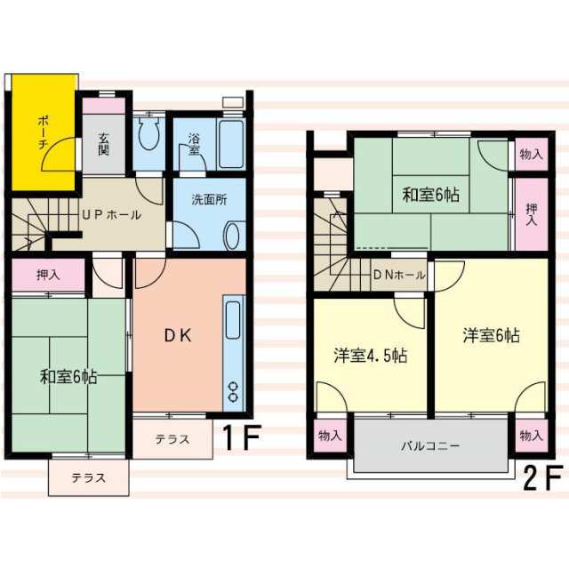千葉県千葉市若葉区みつわ台５（一戸建）の賃貸物件の間取り