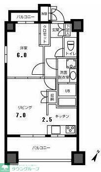 カスタリア押上の間取り