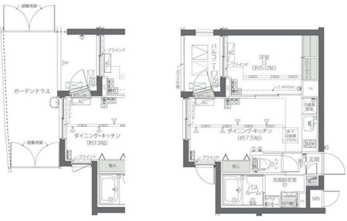 ZOOM新宿夏目坂の間取り