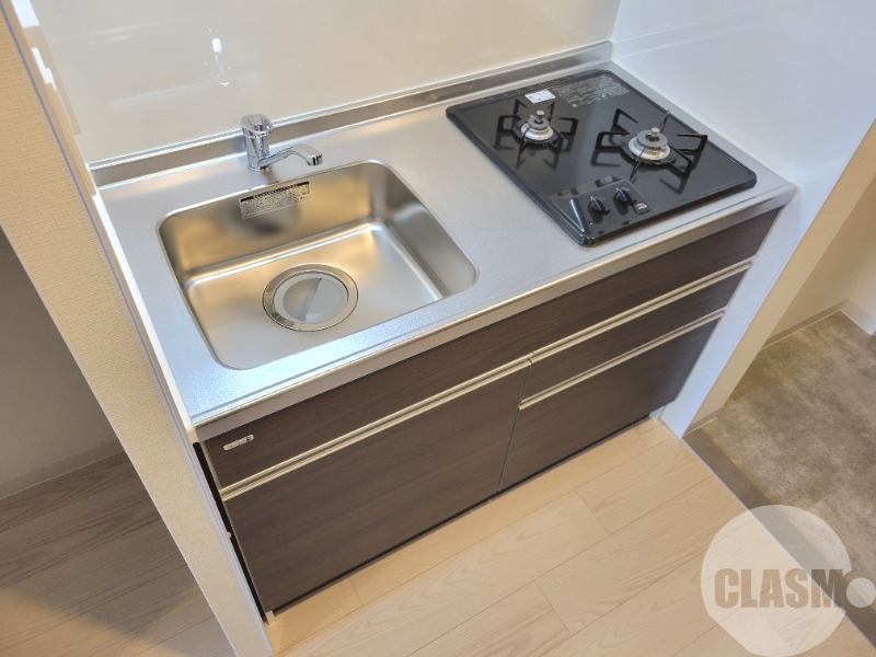 キッチン　２口コンロのシステムキッチン♪