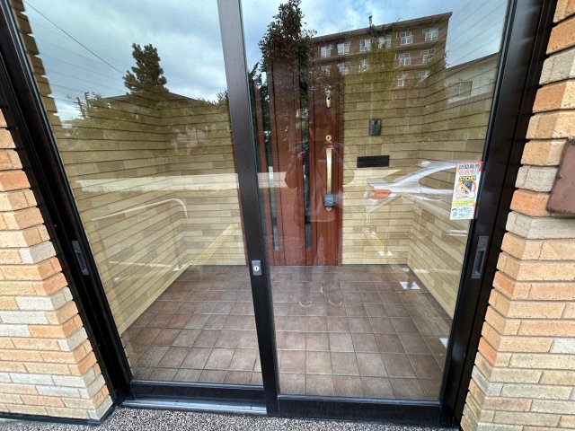 セキュリティ　置き配も雨に濡れません。