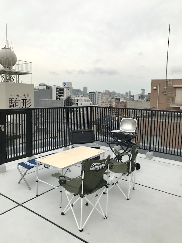 その他　バーベキューが出来る屋上完備☆