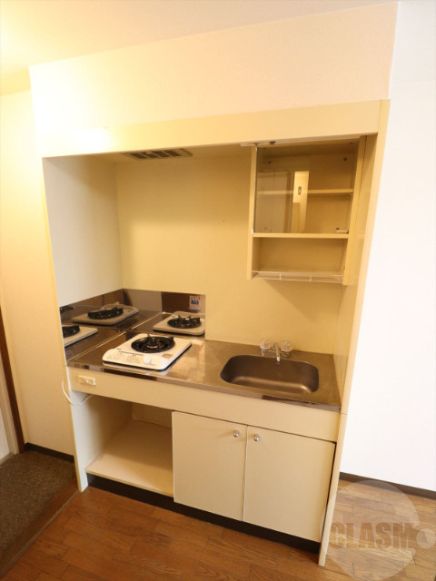 キッチン　１口コンロのミニキッチンです