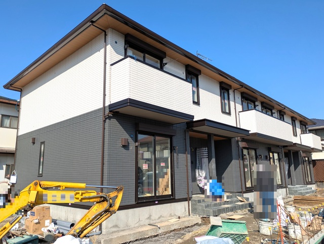 建物外観　建築中