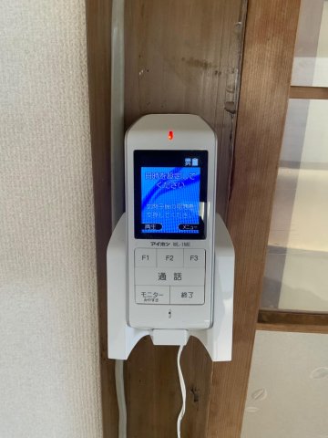 セキュリティ　テレビドアホンは新品。防犯にももちろん力入れてます