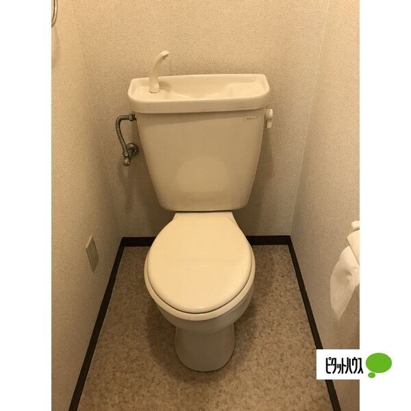 トイレ　他号室の写真です。