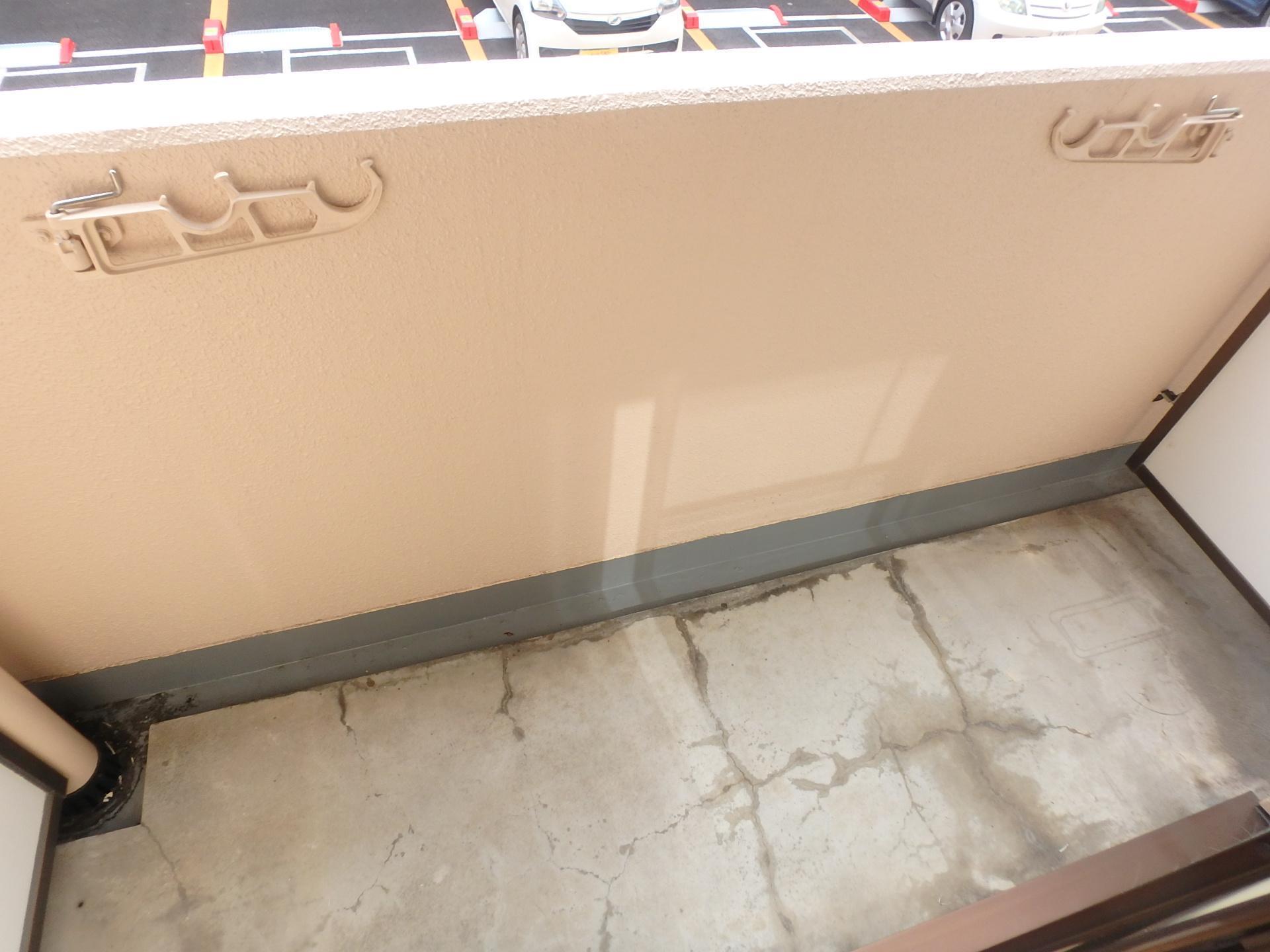 バルコニー　洗濯物が干せるバルコニーです