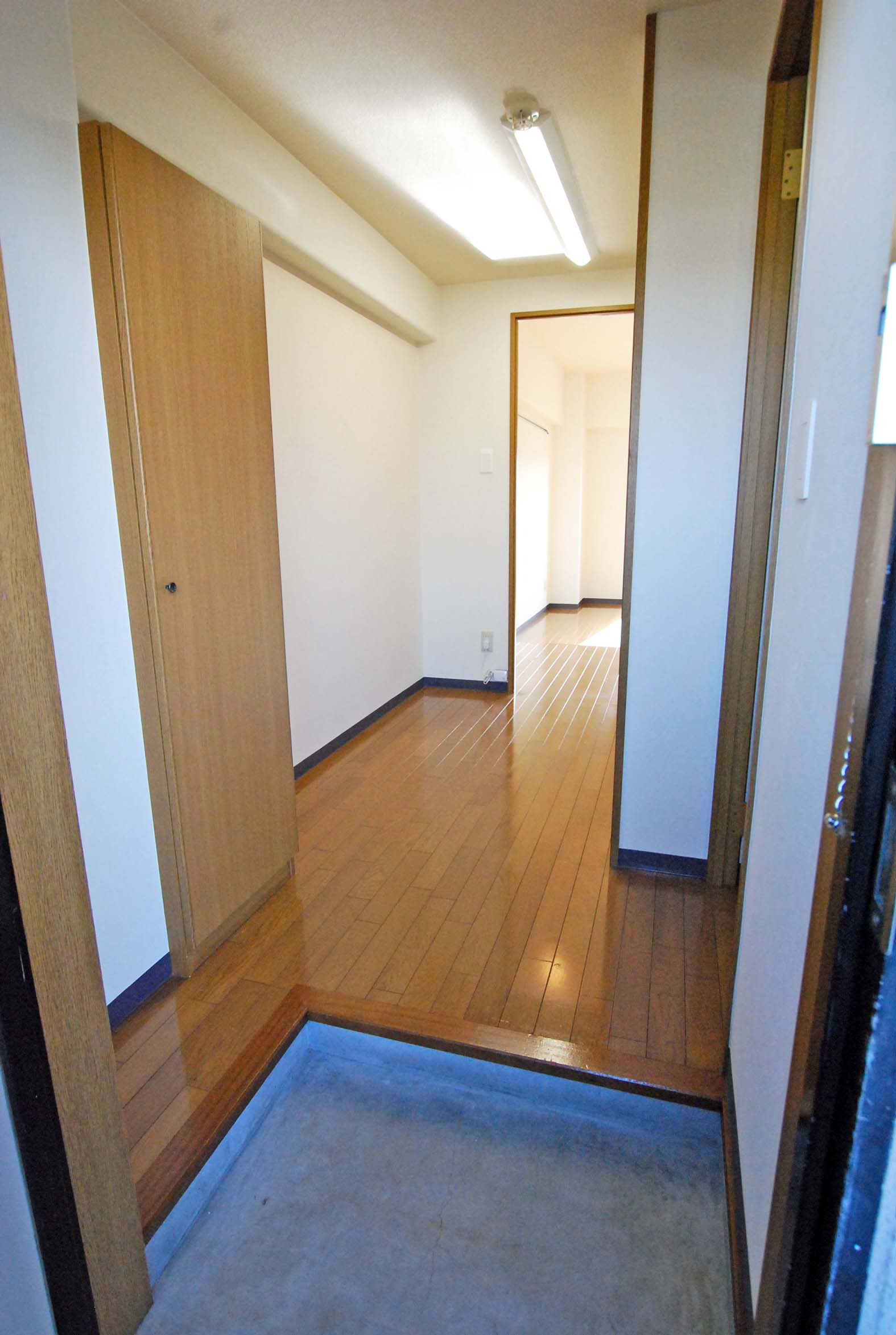 玄関　玄関から中を見たところ