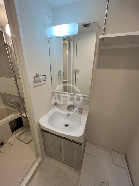 洗面設備　レジュールアッシュあびこ　独立洗面台