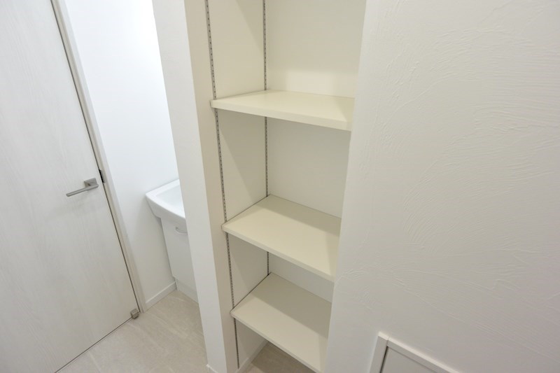 収納　脱衣所棚