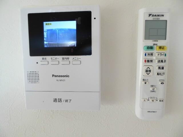 セキュリティ　モニター付きで安心です