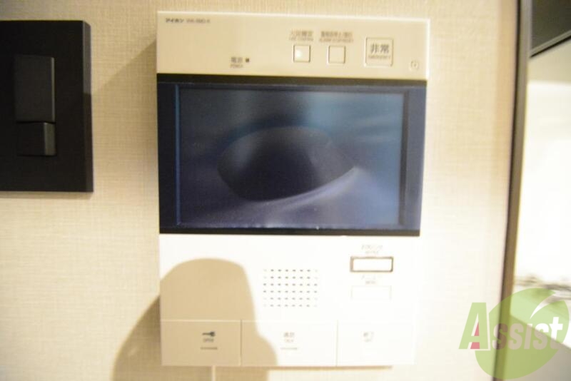 セキュリティ　モニター付きです