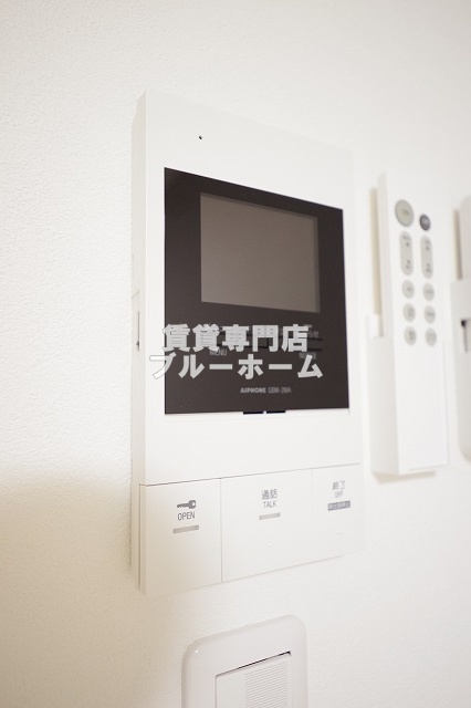 セキュリティ　安心のモニター付きインターホン！