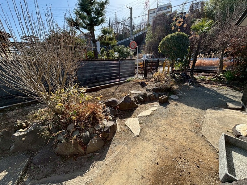 バルコニー　庭