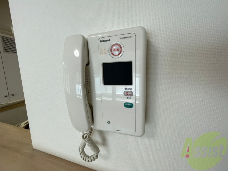 セキュリティ　インターホンで来客確認ができます。安心ですね。