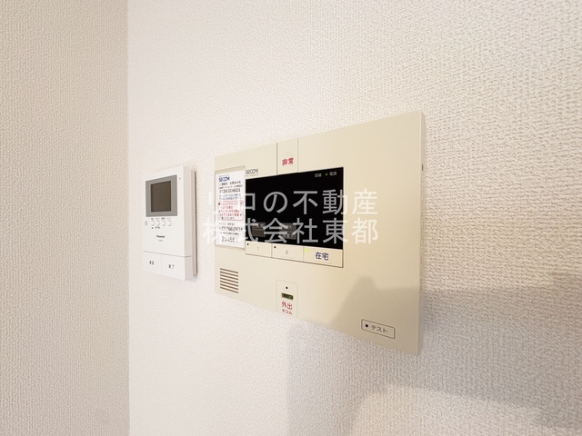 セキュリティ　訪問者が一目で分かるＴＶモニタ付インターホンです！