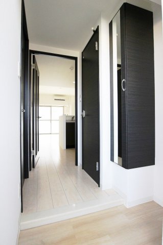 玄関　明るい玄関です