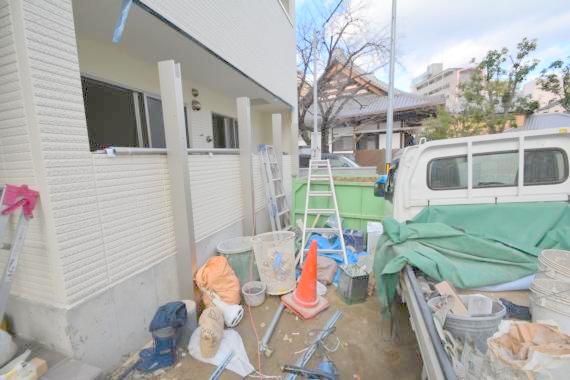 駐車場　あなたの大事な自転車も安心してとめることができますね。