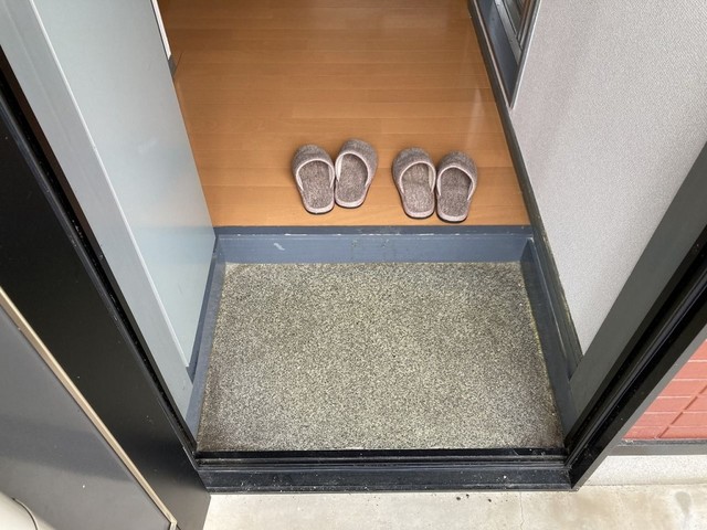 玄関　写真は１０２号室です