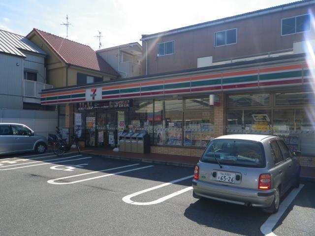 コンビニ　セブン-イレブン大阪喜連５丁目店（コンビニ）まで196m