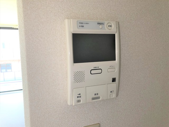 セキュリティ　テレビ付きモニターフォンです！