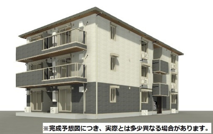 建物外観　ペット飼育可の新築☆募集が開始！