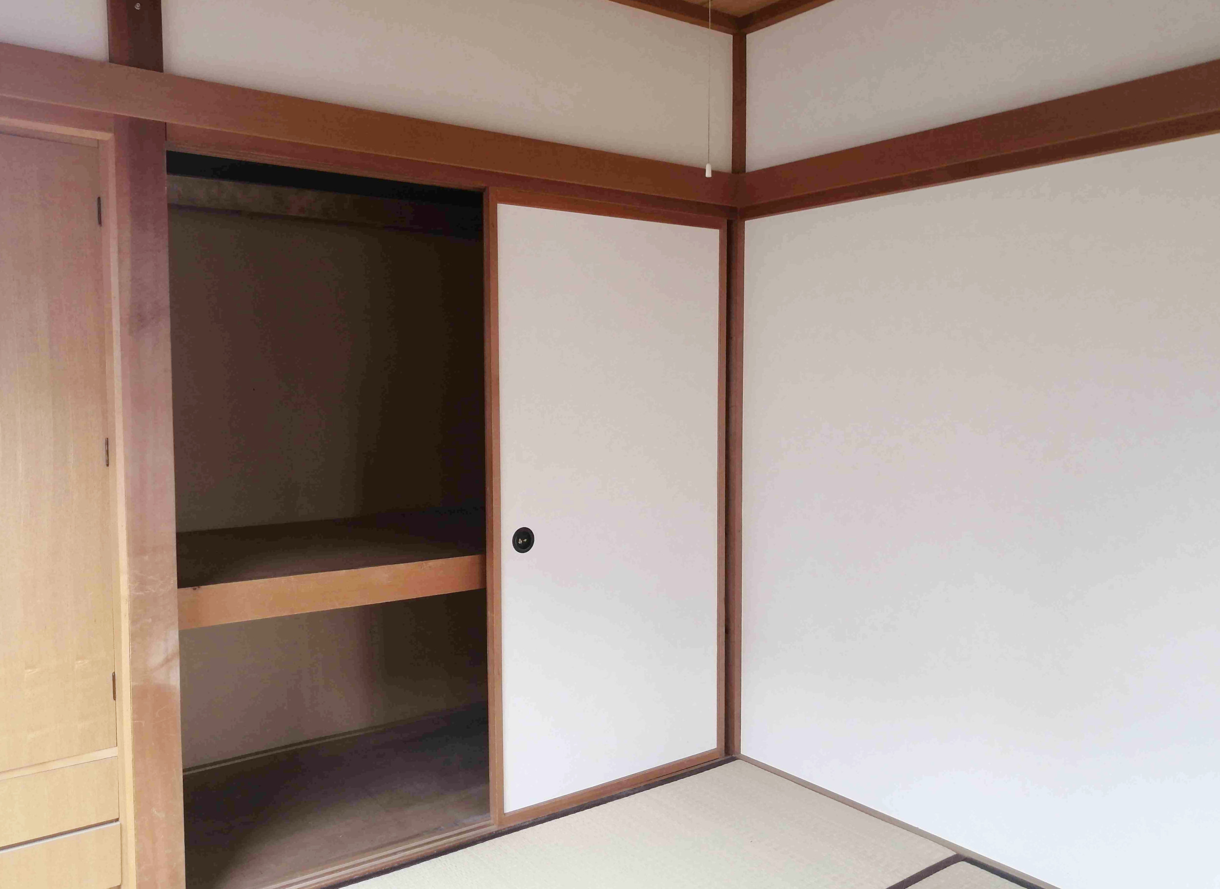 収納　2階和室は収納あり。