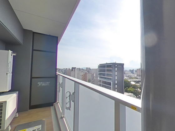バルコニー　※別部屋の写真です