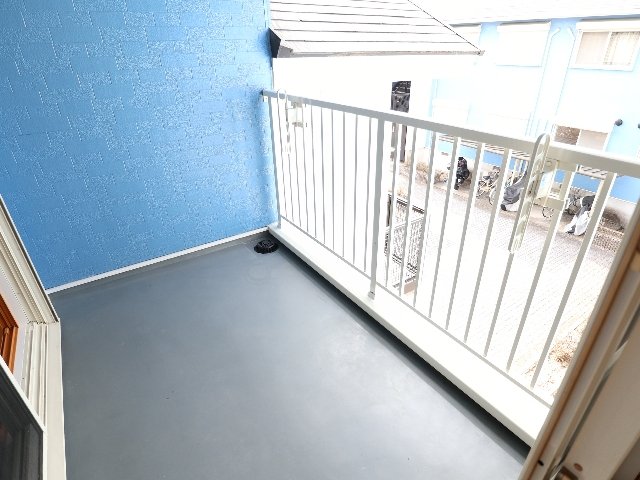 バルコニー　バルコニーがあります