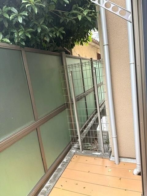 バルコニー　お洗濯にも便利なバルコニー付き