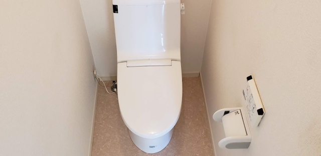 トイレ　清潔感のあるトイレですね