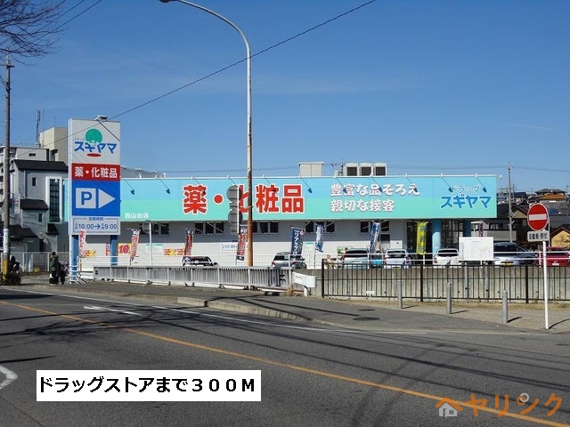 ドラックストア　ドラッグスギヤマ（ドラッグストア）まで300m