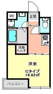フォーディアル高田馬場の間取り写真