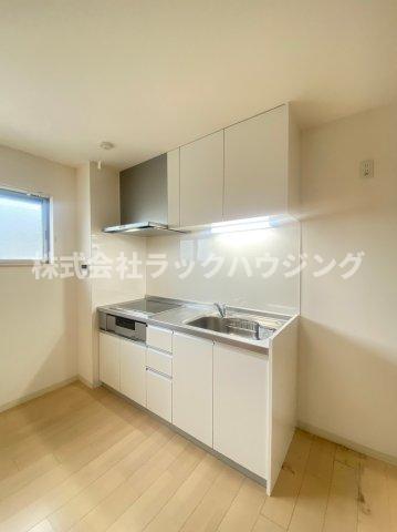 地下鉄長堀鶴見緑地線 門真南駅 徒歩4分 3階建 築10年のキッチン写真