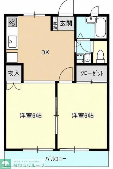 カーサソレイユの間取り写真