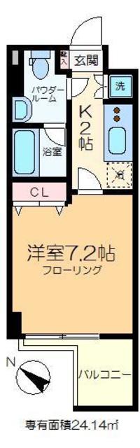 KDXレジデンス門前仲町の間取り写真