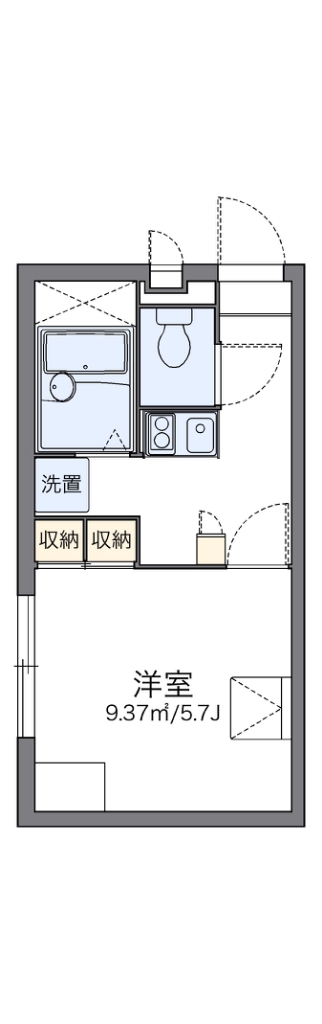 レオパレスCOZYの間取り写真